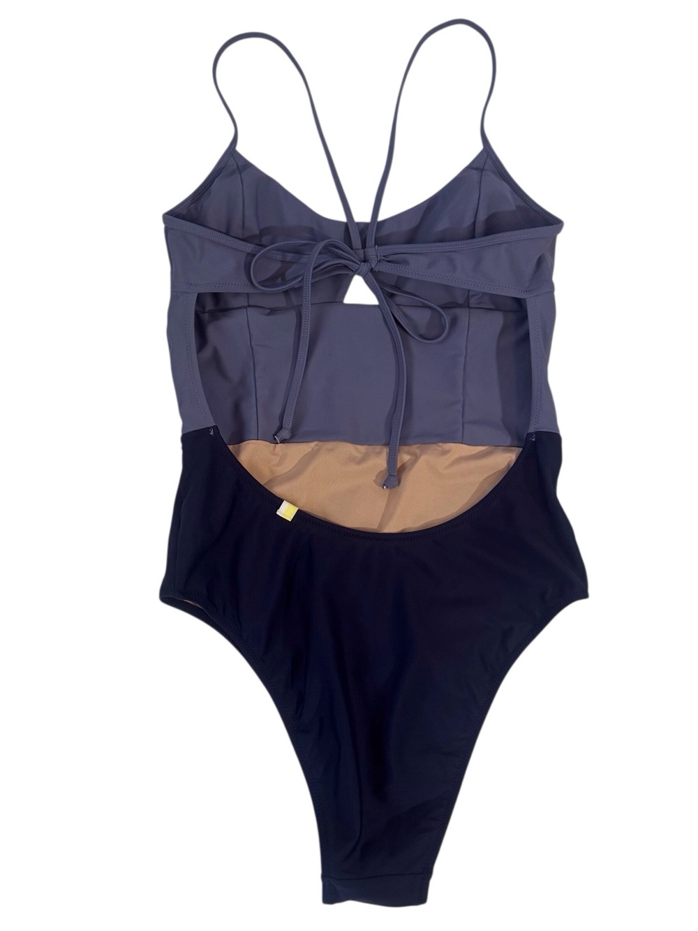 Summersalt Size 4 Blue The Swan Dive One Piece Bathing Suit Beach Vacation - Picture 9 of 10